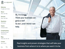 Tablet Screenshot of exceedgrowth.com